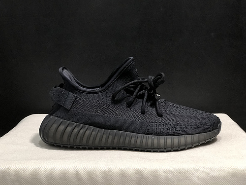 Adidas Originals Yeezy Boost 350 V2 _ONYX_ Black Samurai all black goods number_ HQ4540 men_s and women_s shoes 36-49 yards-c80e9eb8